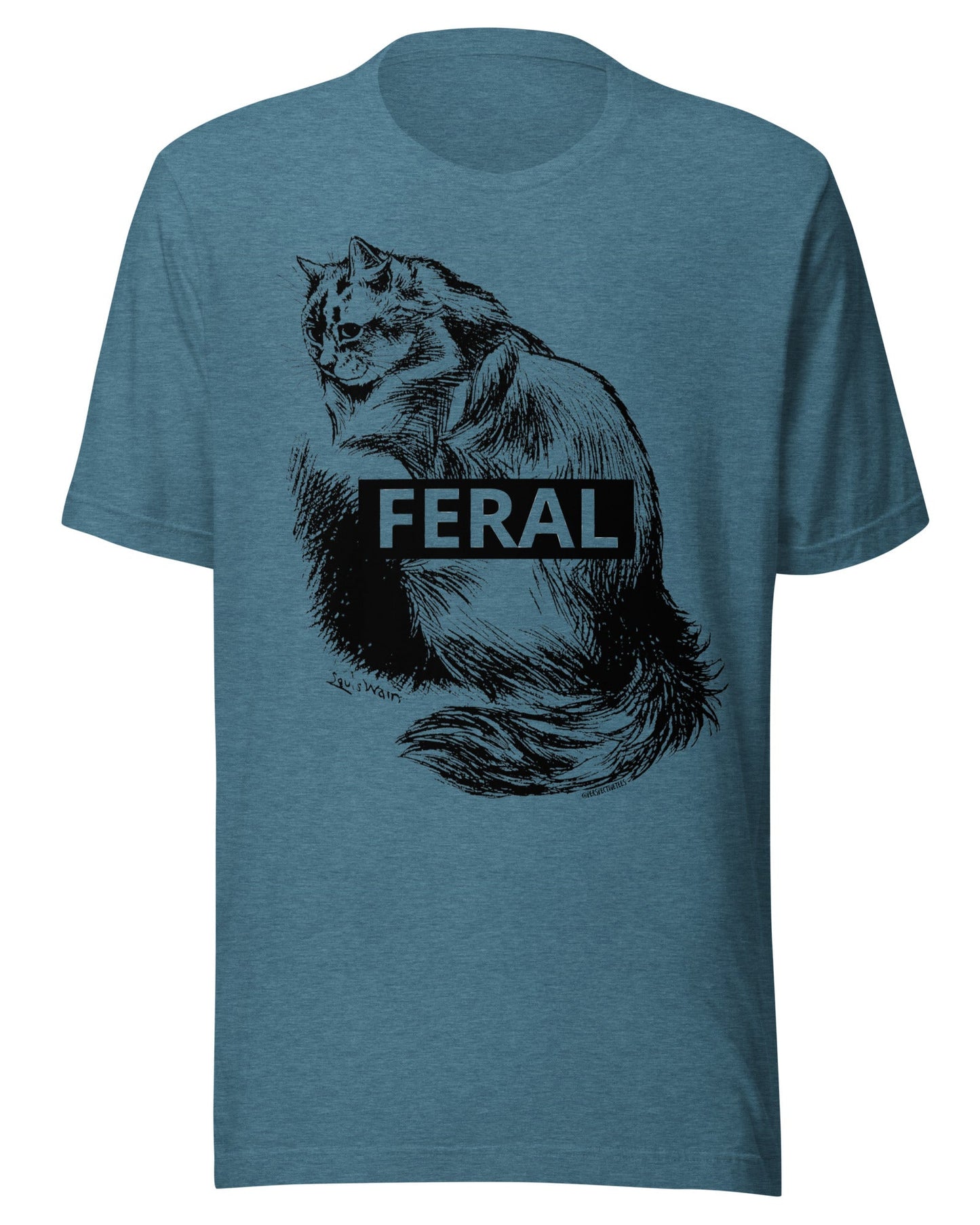 Heather Deep Teal - Front