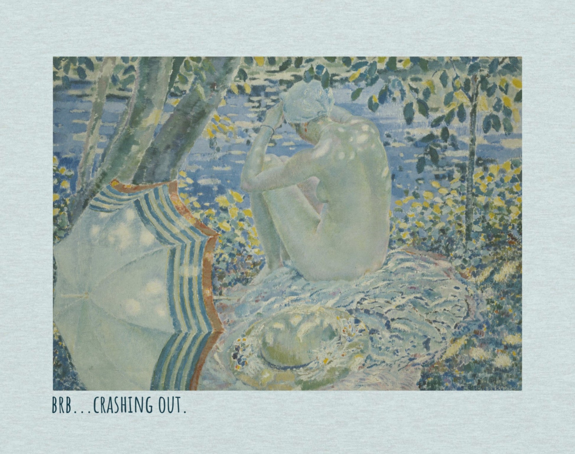 Heather Prism Ice Blue - Front