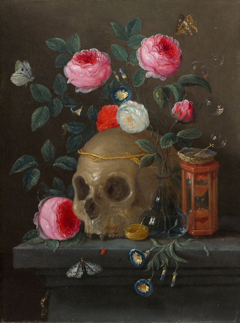 Jan van Kessel - Vanitas Still Life - Softcover Notebook
